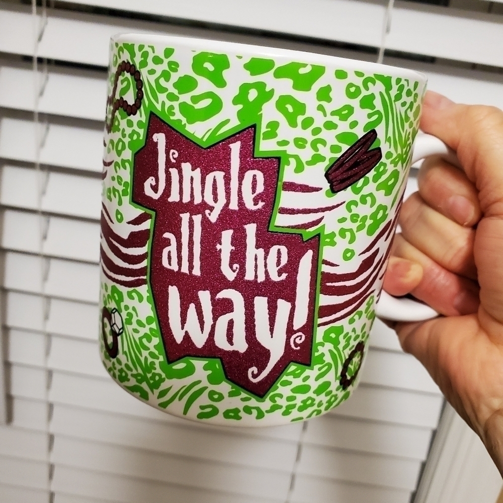 "Jingle all the way!" Oversized Coffee mug